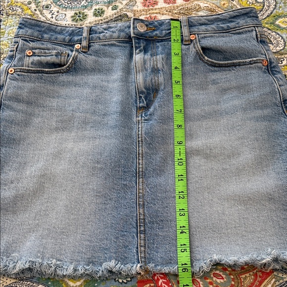 LOFT Light Blue Denim Mini Skirt - Picture 5 of 5